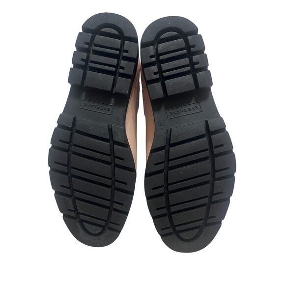 Everlane The Rain Boot Pink Black Chunky Chelsea Waterproof Ankle Rain Boots 8 - Picture 7 of 10